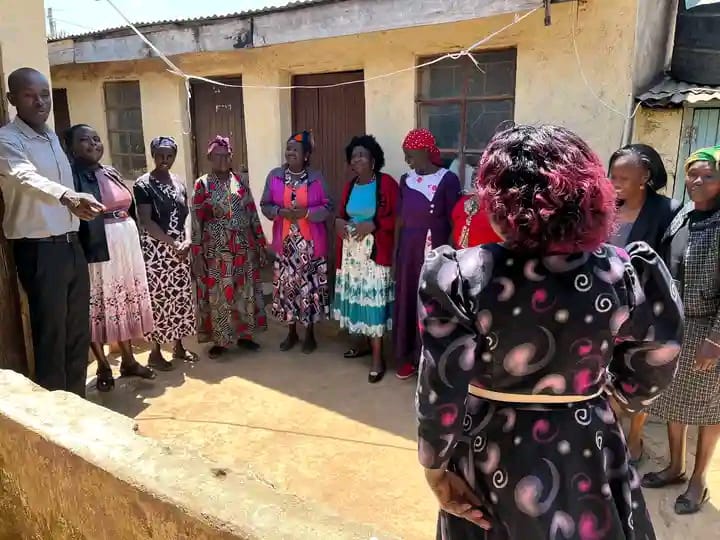 Members of Kiletat Women Group meeting in West Pokot County, Kenya